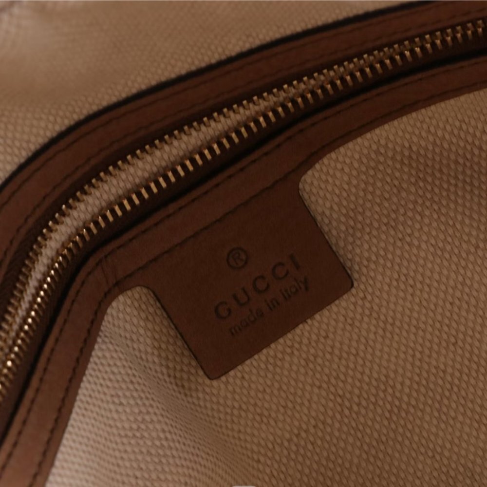 Gucci Soho Chain Zipped Shoulder Bag in Grained Leather with Tassel - Picture 5 of 12